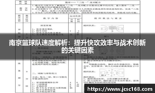 南京篮球队速度解析：提升快攻效率与战术创新的关键因素